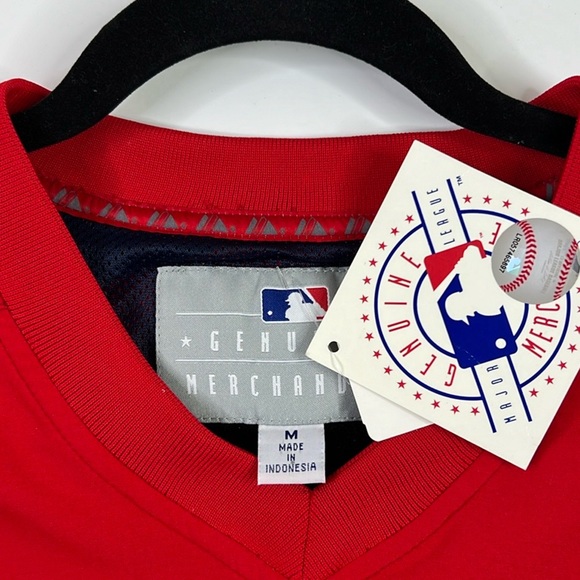Official MLB‎ Los Angeles Anaheim Angeles Baseball ⚾️ Pullover Windbreaker M - Picture 6 of 13
